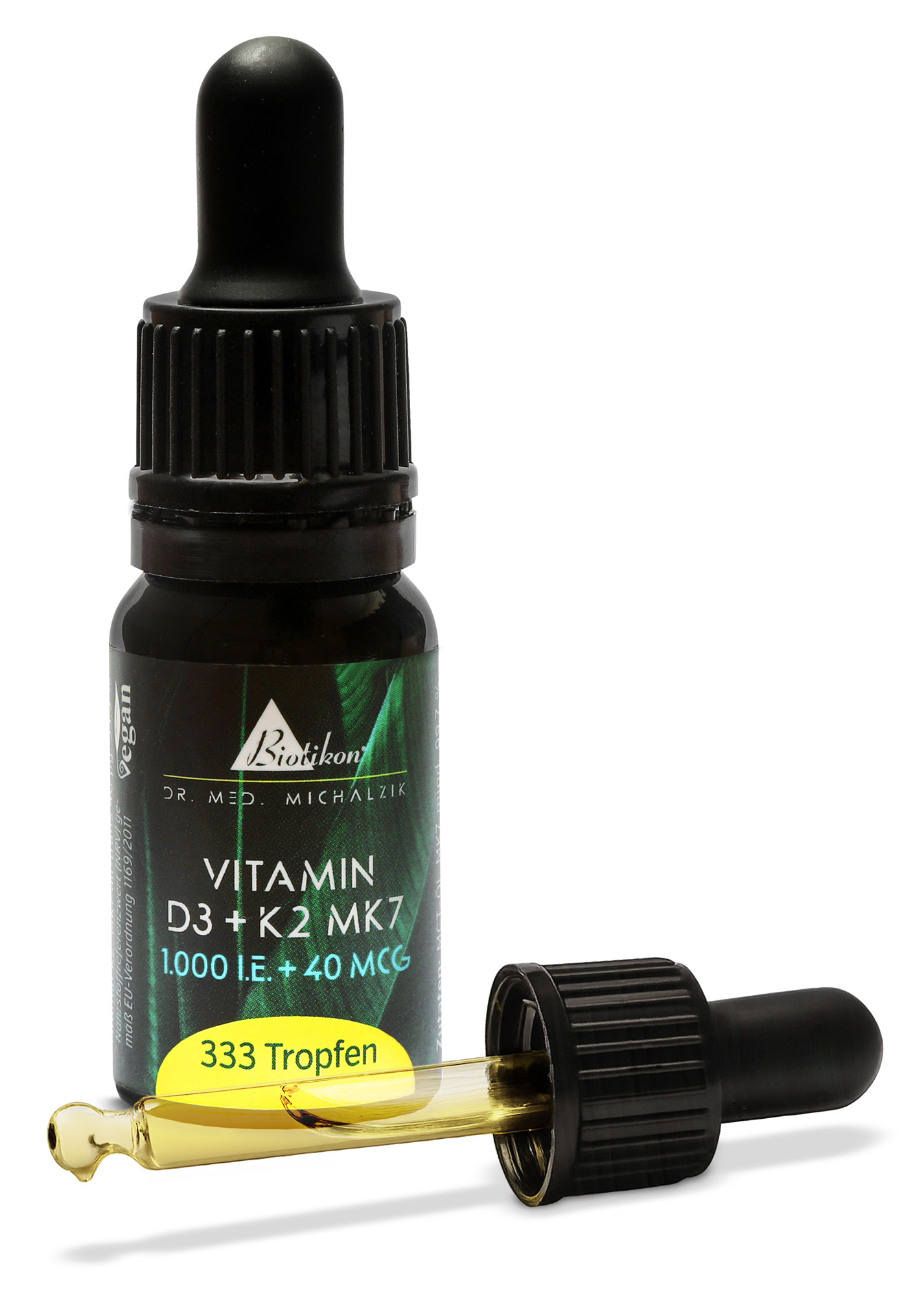 Vitamina D3 + K2 MK7, 1.000 UI + 40 µg (10 ml)