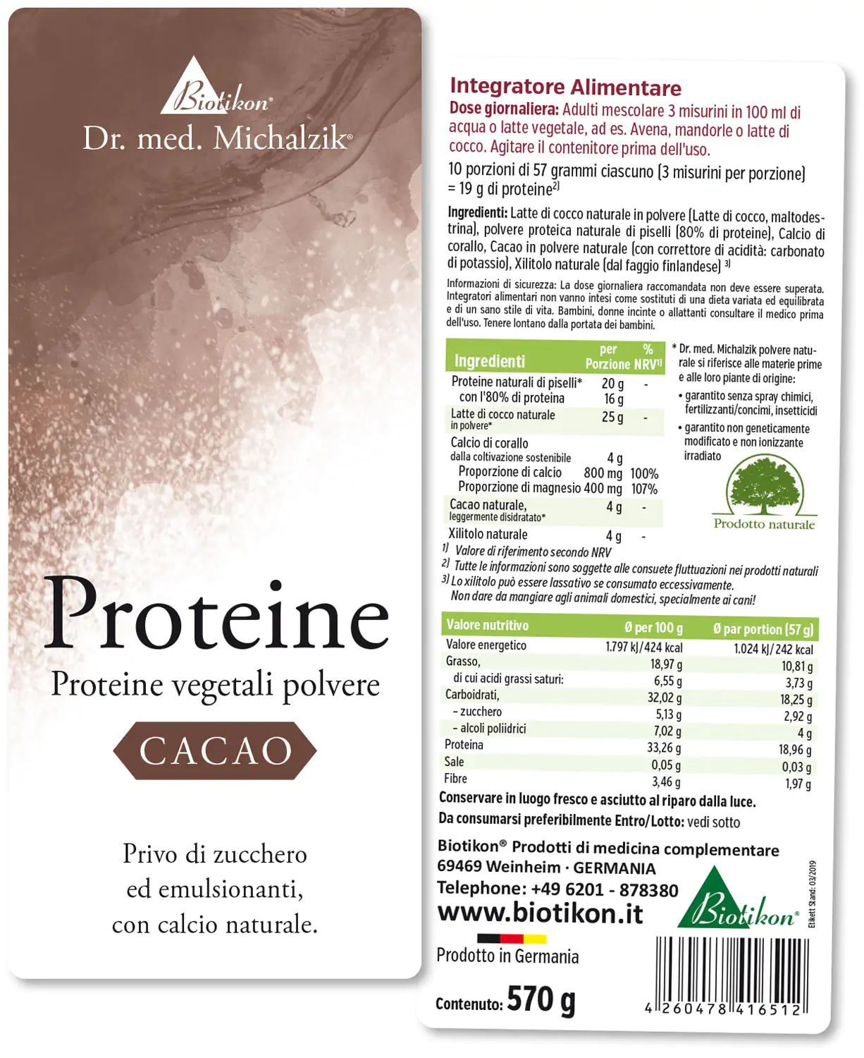 Proteine - 3-pack, Aronia + Cacao + Noce di cocco