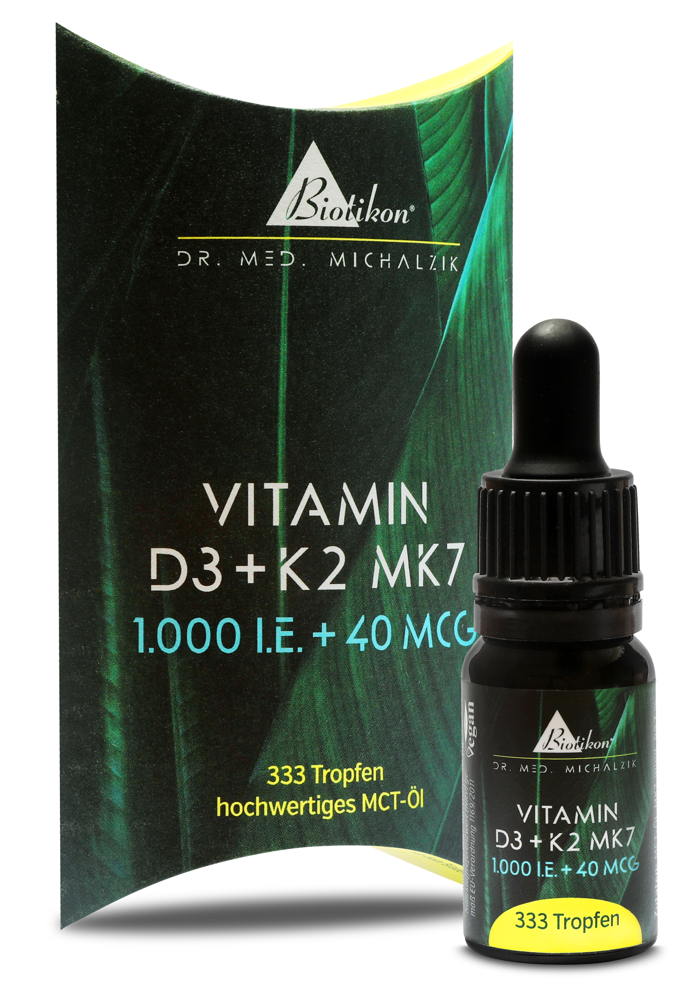 Vitamina D3 + K2 MK7, 1.000 UI + 40 µg (10 ml)