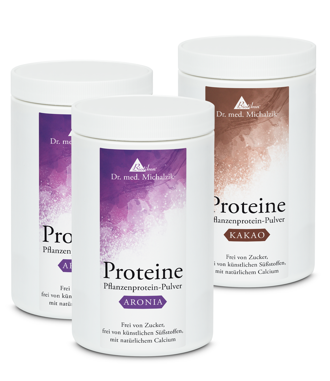 Proteine - 3-pack, 2x Aronia + Cacao