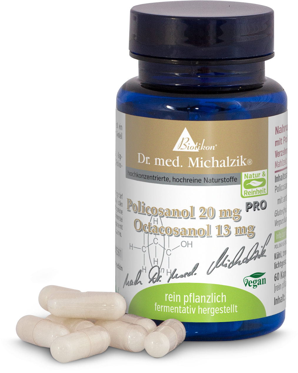 Policosanolo 20 mg pro - Octacosanolo 13 mg di Dr. Michalzik