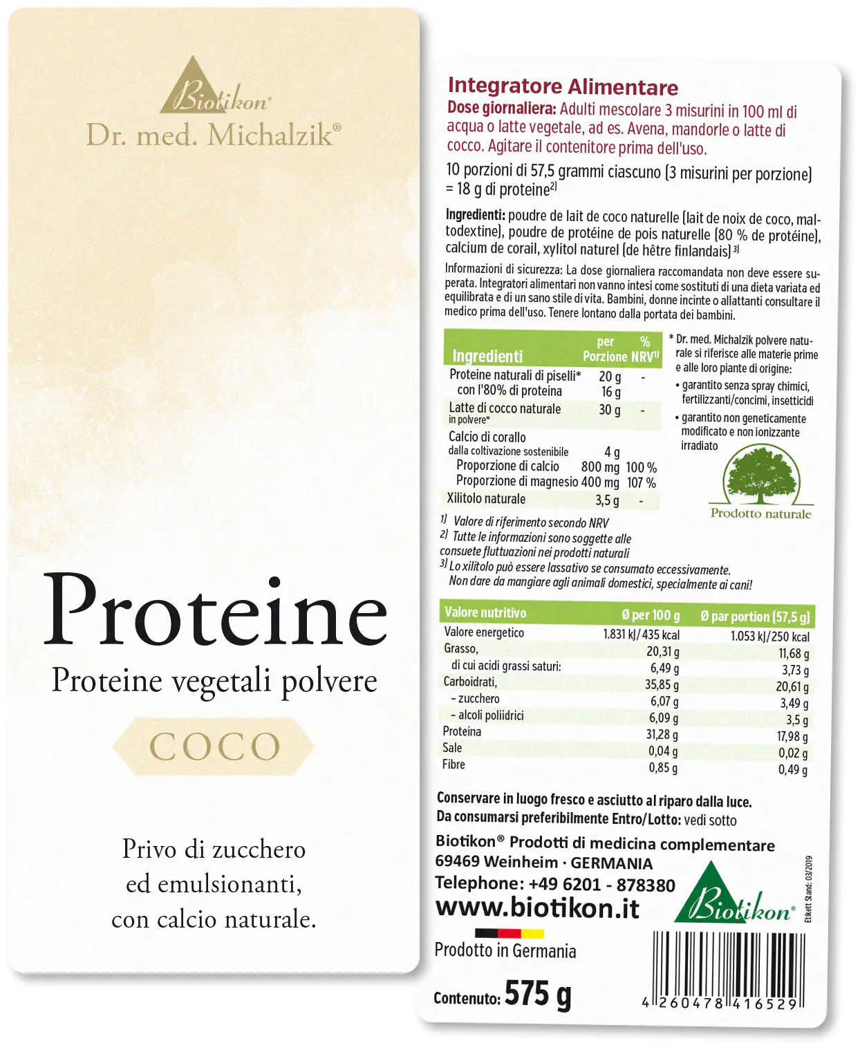 Proteine - 3er-Pack, 2x Aronia + Kokos
