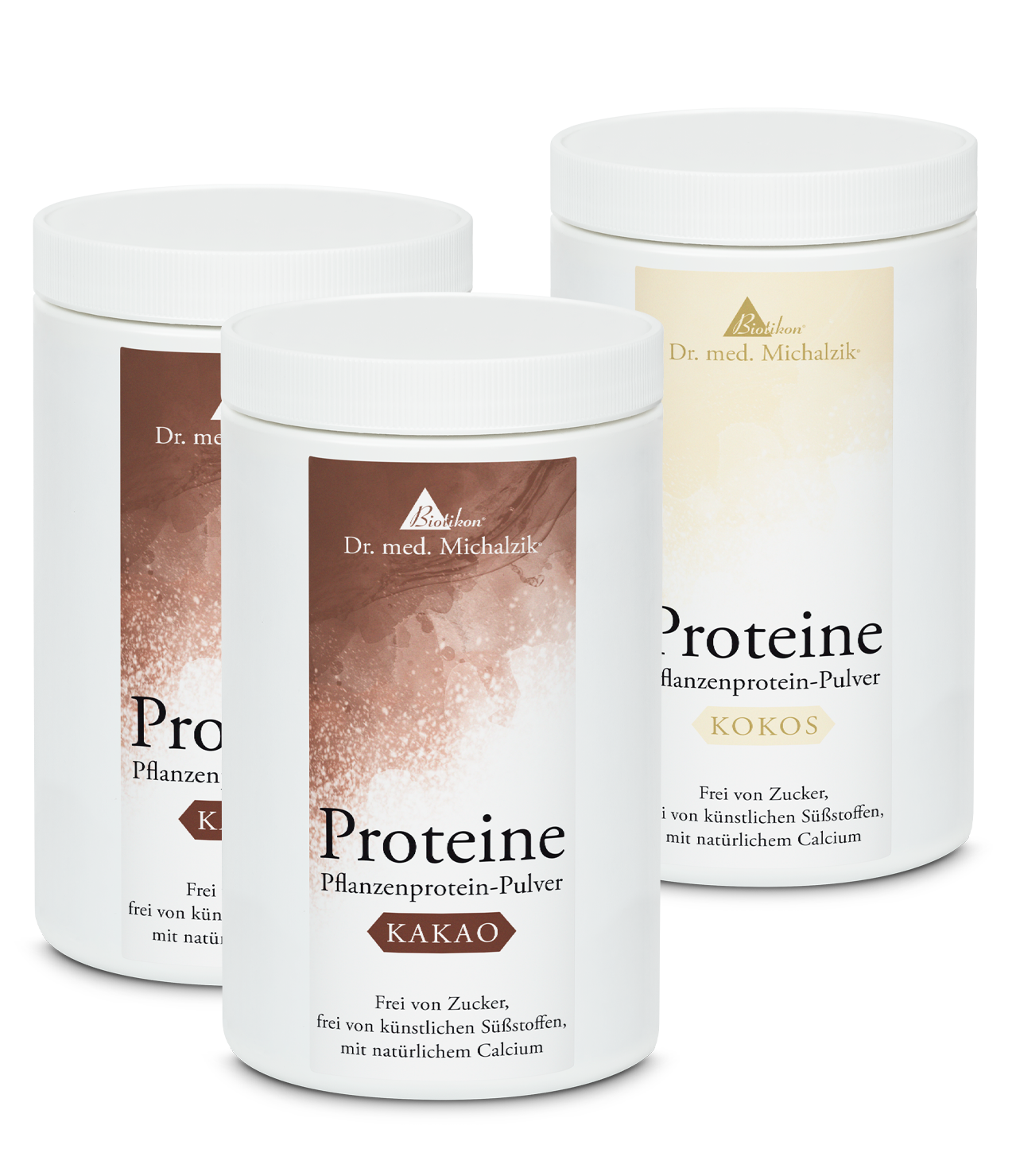 Proteine - 3-pack, 2x Cacao + Noce di cocco
