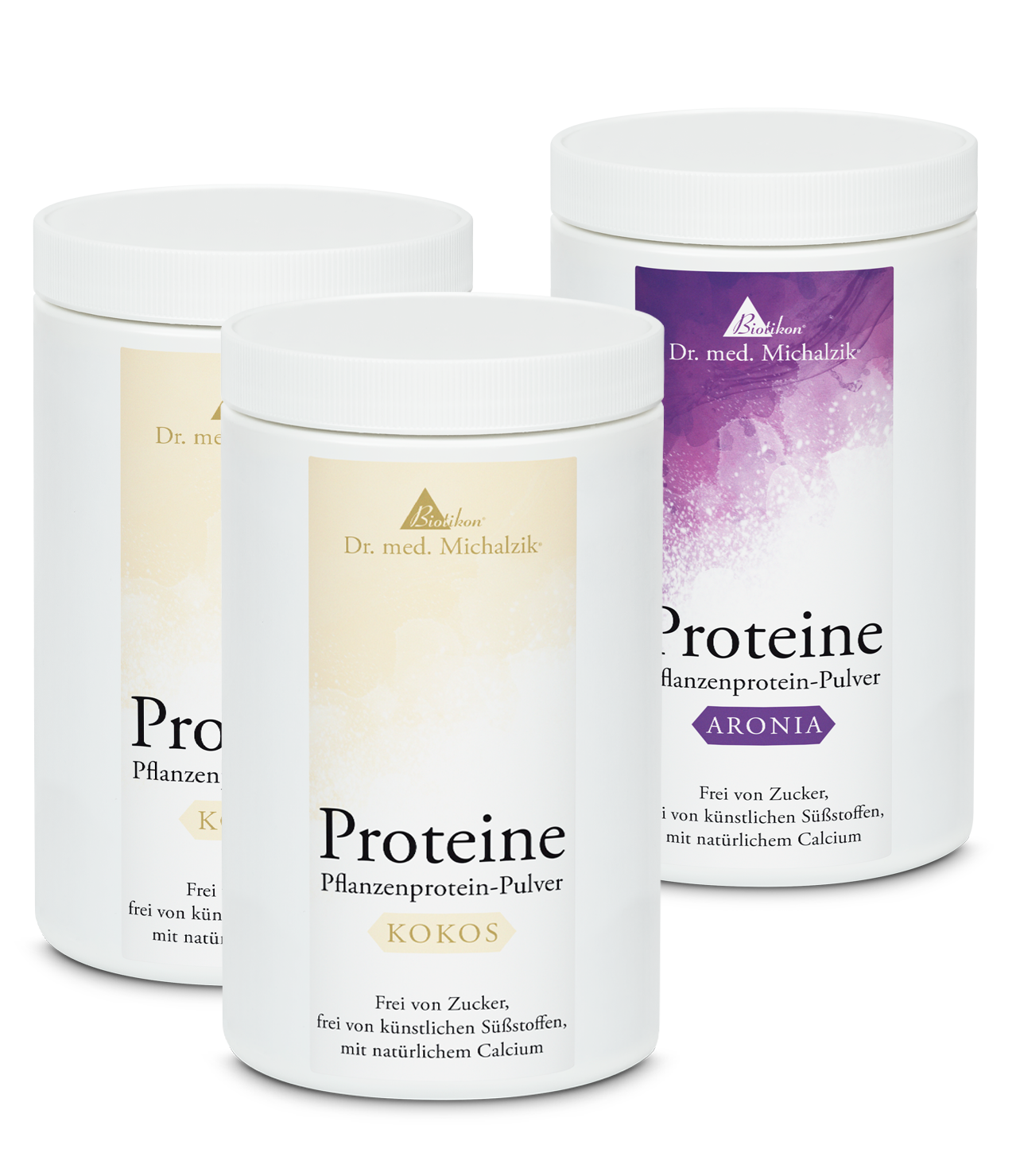 Proteine - 3-pack, 2x Noce di cocco + Aronia
